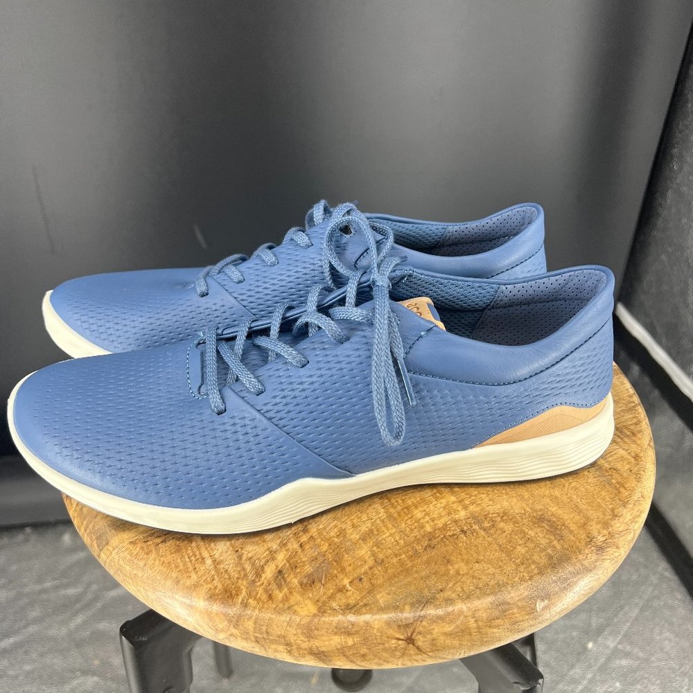 Ecco Women's SLite Yak Leather Golf Shoes Blue Sz 42… Gem